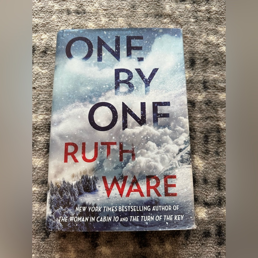 One by One Ruth Ware hardcover novel